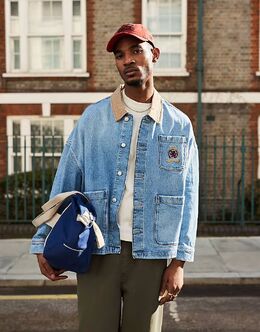 Tommy Jeans: Куртка  Multi с вышивкой