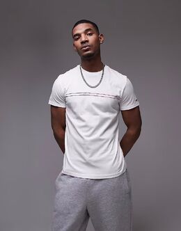 Tommy Jeans: Футболка с принтом 