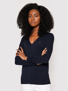 Tommy Hilfiger: Синий свитер 