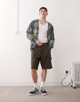 Vans: Шорты  Drill Chore свободного кроя