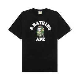A BATHING APE: Чёрная футболка 