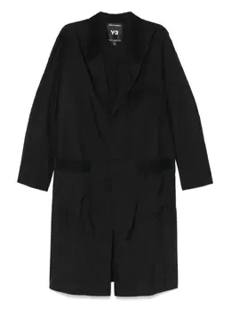 Y-3: Однобортное пальто 
