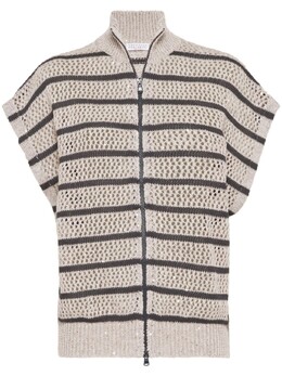 Brunello Cucinelli: Кардиган в полоску 