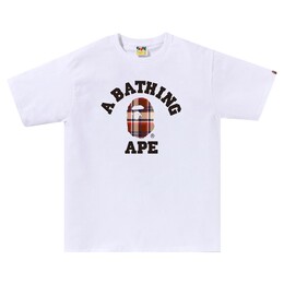 A BATHING APE: Футболка в клетку 