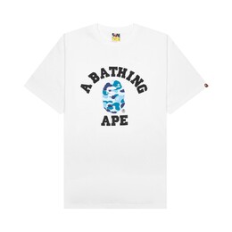 A BATHING APE: Белая футболка 