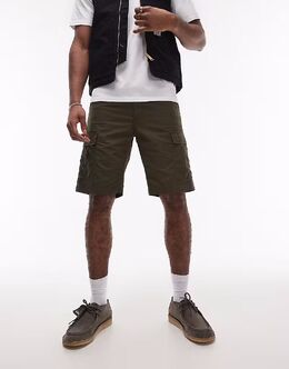 Carhartt WIP: Зелёные шорты 