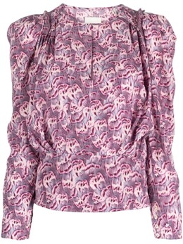 Isabel Marant: Блуза с принтом 