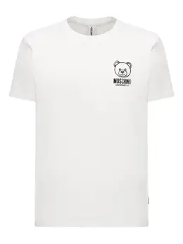 Moschino: Футболка  Teddy с принтом