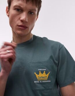 Carhartt WIP: Футболка с принтом 
