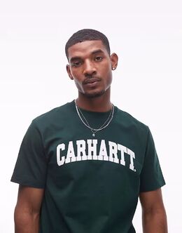 Carhartt WIP: Тёмная футболка 