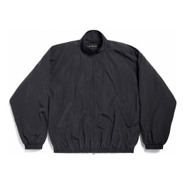 Balenciaga: Чёрная куртка 