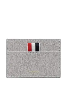 Thom Browne: Светлый картхолдер  4-Bar