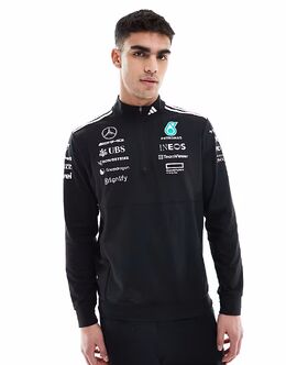 adidas Performance: Чёрная толстовка 
