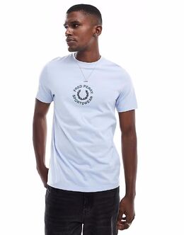 Fred Perry: Футболка с принтом 