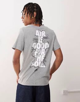 Nike: Футболка  Air с принтом