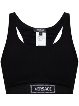 Versace: Чёрный топ 