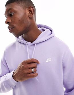Nike: Толстовка  Club с капюшоном