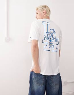 NEW ERA: Футболка  LA Dodgers свободного кроя