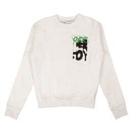 Off-White: Свитер с принтом 