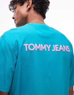 Tommy Jeans: Футболка с принтом 