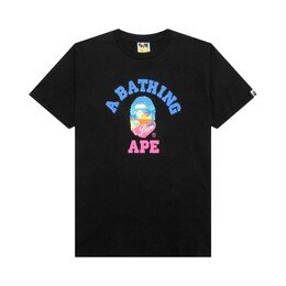 A BATHING APE: Чёрная футболка 
