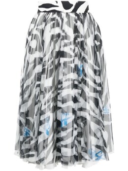 Off-White: Юбка миди 