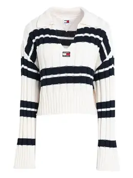 Tommy Jeans: Свитер в полоску 