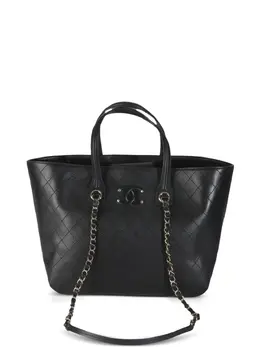 CHANEL Pre-Owned: Чёрная сумка 