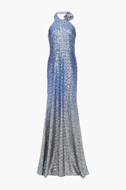 Marchesa Notte: Платье с воротником 