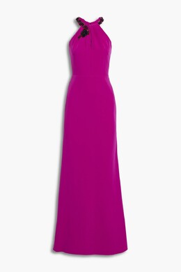 Marchesa Notte: Плиссированное платье 