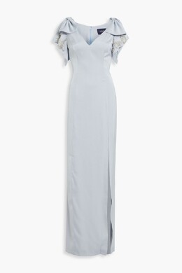 Marchesa Notte: Синее платье 