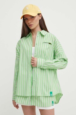 United Colors Of Benetton: Зелёная рубашка 