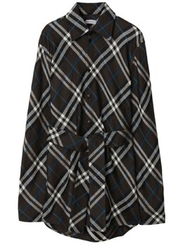 Burberry: Рубашка в клетку 