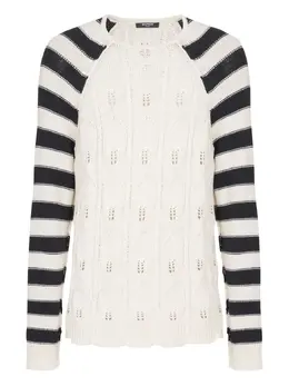 Balmain: Трикотажный свитер 
