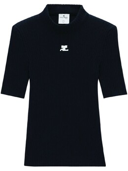 Courreges: Синий топ 