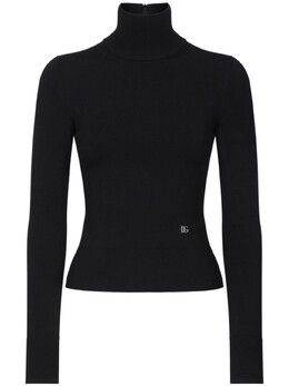 Dolce & Gabbana: Чёрный свитер 
