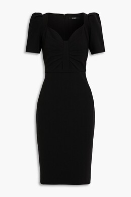 Badgley Mischka: Плиссированное платье 