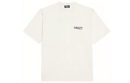 Balenciaga: Белая футболка 