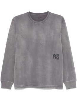 Alexander Wang: Серая футболка 
