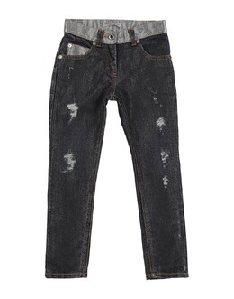 Ermanno Scervino Junior: Чёрные джинсы 