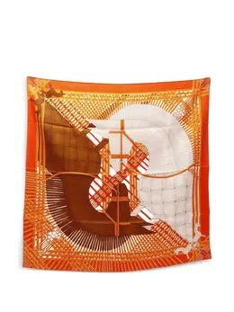 Hermès Pre-Owned: Оранжевый шарф 