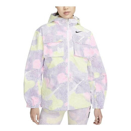 Nike: Фиолетовая куртка 