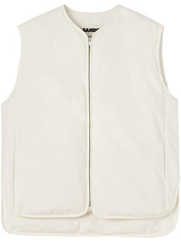 Jil Sander: Белый жилет 