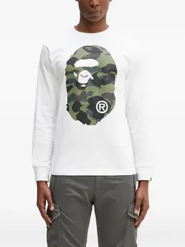 A BATHING APE®: Футболка с длинным рукавом 