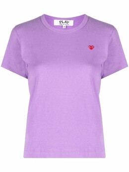 Comme Des Garçons Play: Фиолетовая футболка 