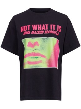 MM6 Maison Margiela: Футболка с принтом 