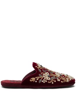 Dolce & Gabbana: Красные мокасины 