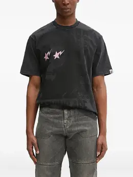 A BATHING APE®: Чёрная футболка 