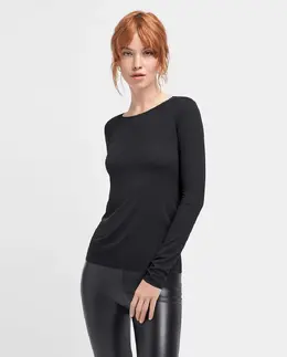 Wolford: Чёрный свитер  Aurora