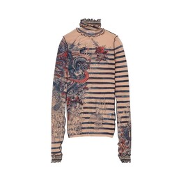 Jean Paul Gaultier: Топ с длинным рукавом 